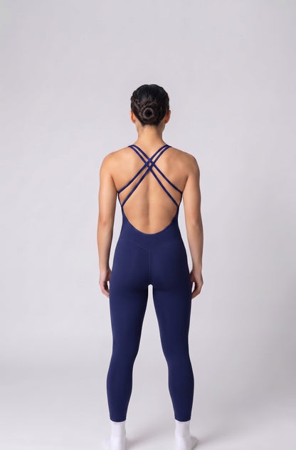 Olandria Cross String Long Unitard