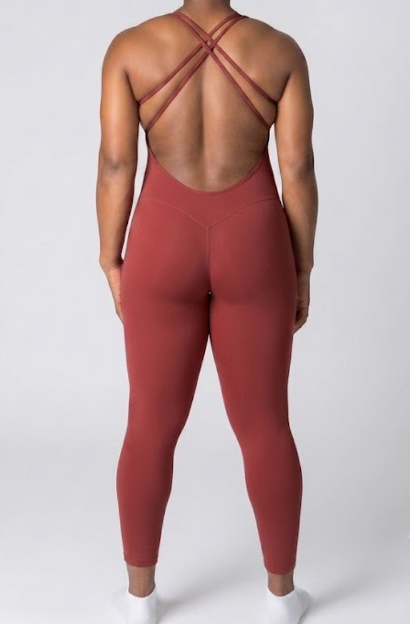 Olandria Cross String Long Unitard
