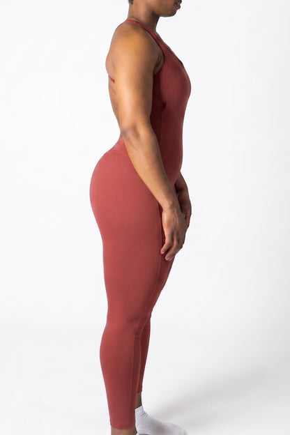 Olandria Cross String Long Unitard