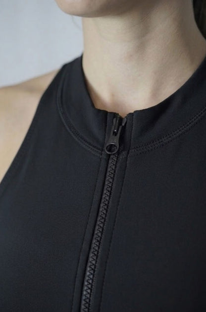 Aniya Front Zip Long Unitard