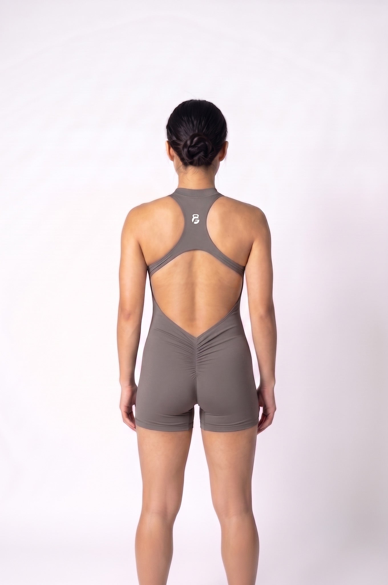 Aniya Front Zip Short Unitard